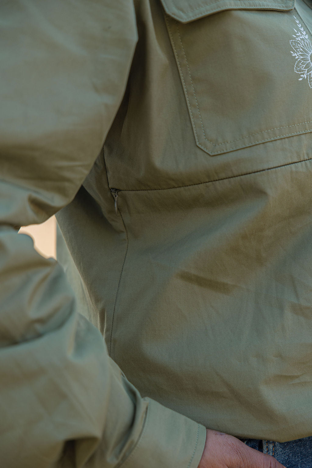 Half Button Long Sleeve Breastfeeding Shirt | Grounded TittyTees Breastfeeding Apparel