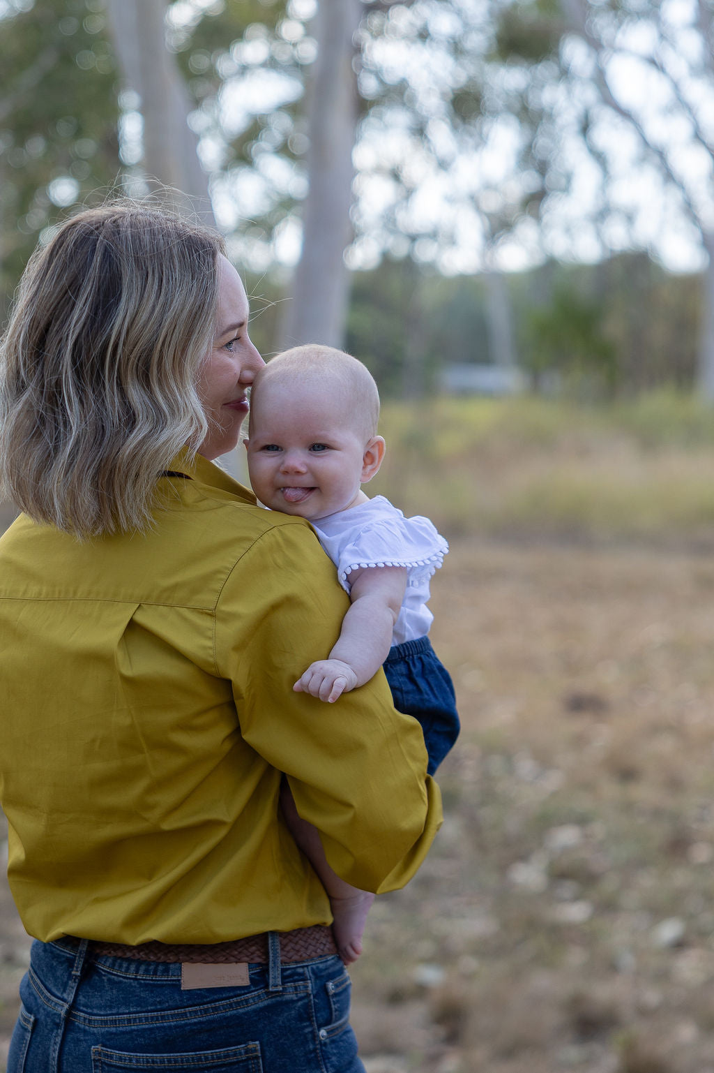 PRE-ORDER | Half Button Long Sleeve Breastfeeding Shirt | The Sundown TittyTees Breastfeeding Apparel
