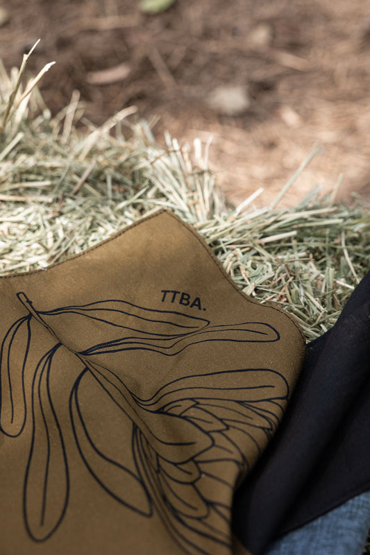 100% Cotton Bandana | Protea Noir TittyTees Breastfeeding Apparel