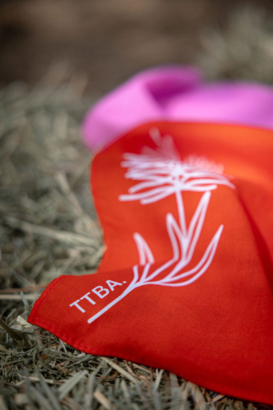 100% Cotton Bandana | Bottlebrush Bloom TittyTees Breastfeeding Apparel