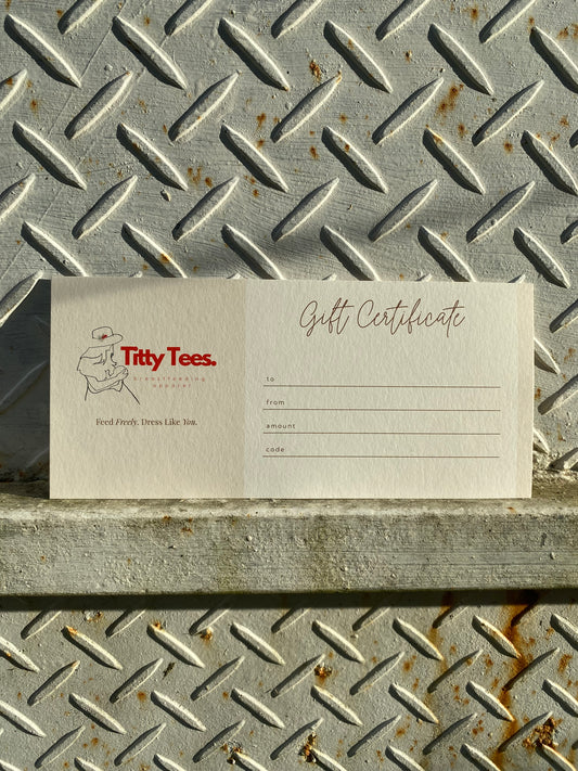 Gift Certificate