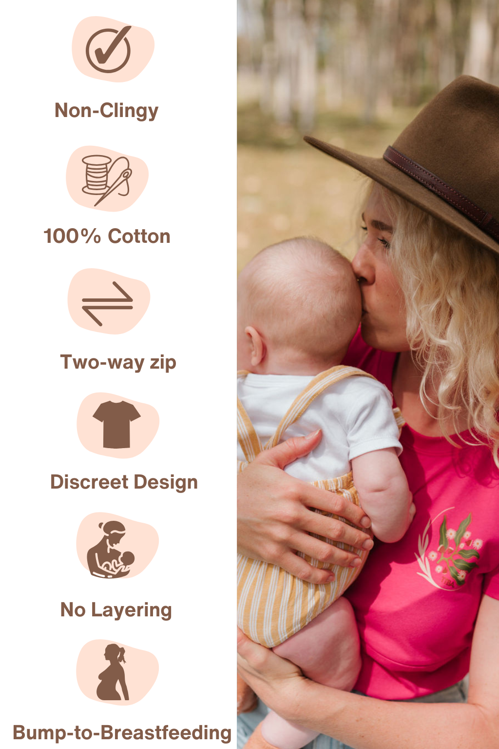 Classic Breastfeeding Tee | Gumnuts