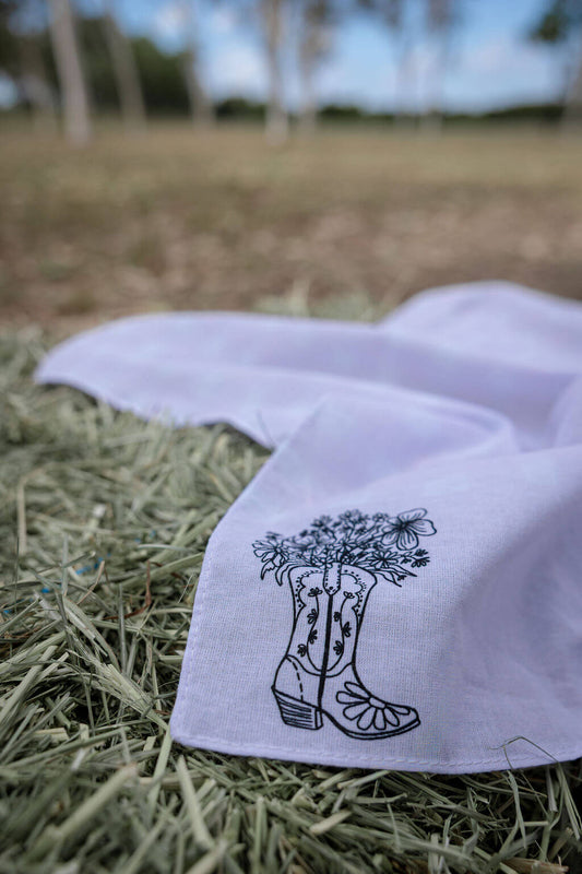 100% Cotton Bandana | Pasture Petals