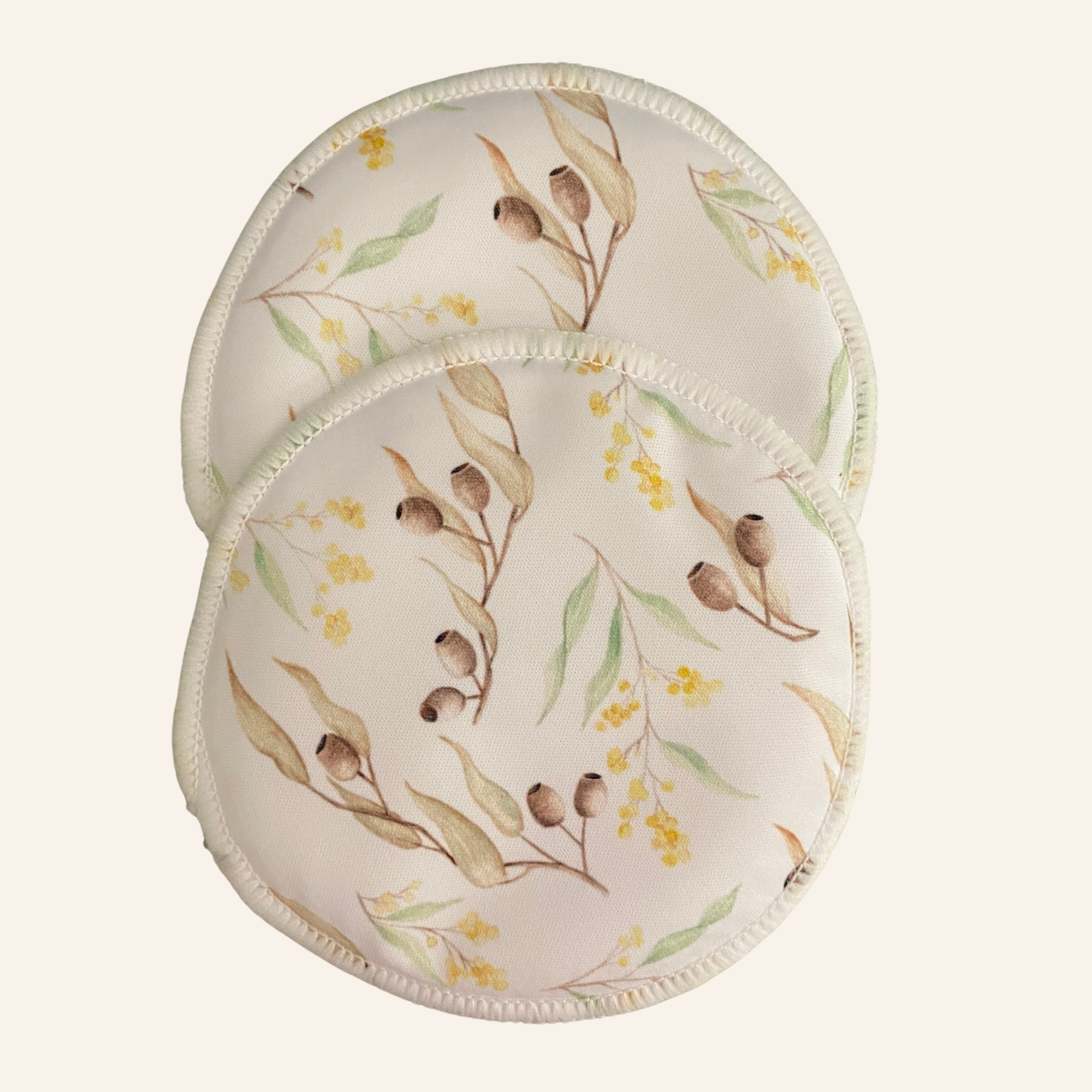 Gumnuts print nursing pads 