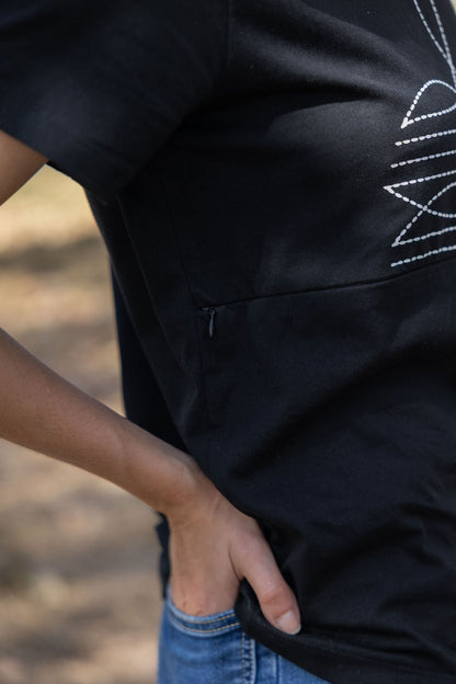 PRE-ORDER | Classic Breastfeeding Tee | Western Boot Stitch TittyTees Breastfeeding Apparel