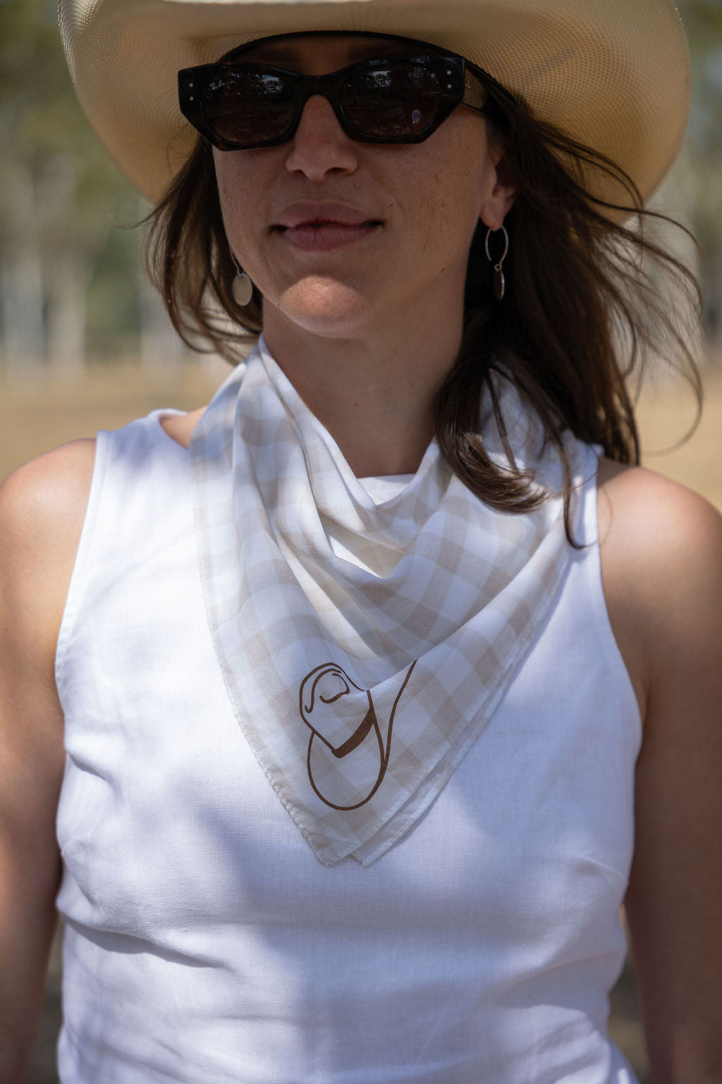100% Cotton Bandana | Little Drover TittyTees Breastfeeding Apparel