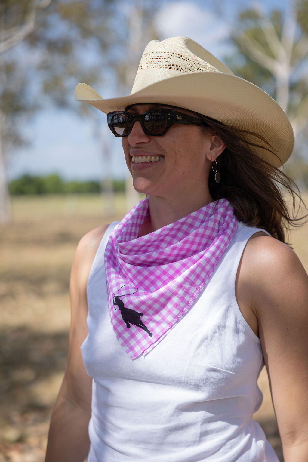 100% Cotton Bandana | Lasso Love TittyTees Breastfeeding Apparel