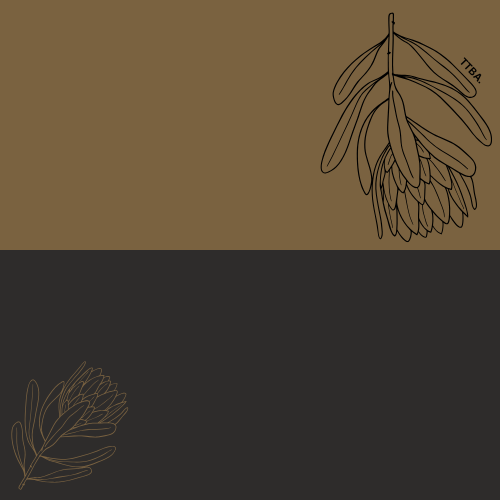 100% Cotton Bandana | Protea Noir