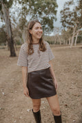 PRE-ORDER | The Heritage Breton Embroidered Breastfeeding Tee