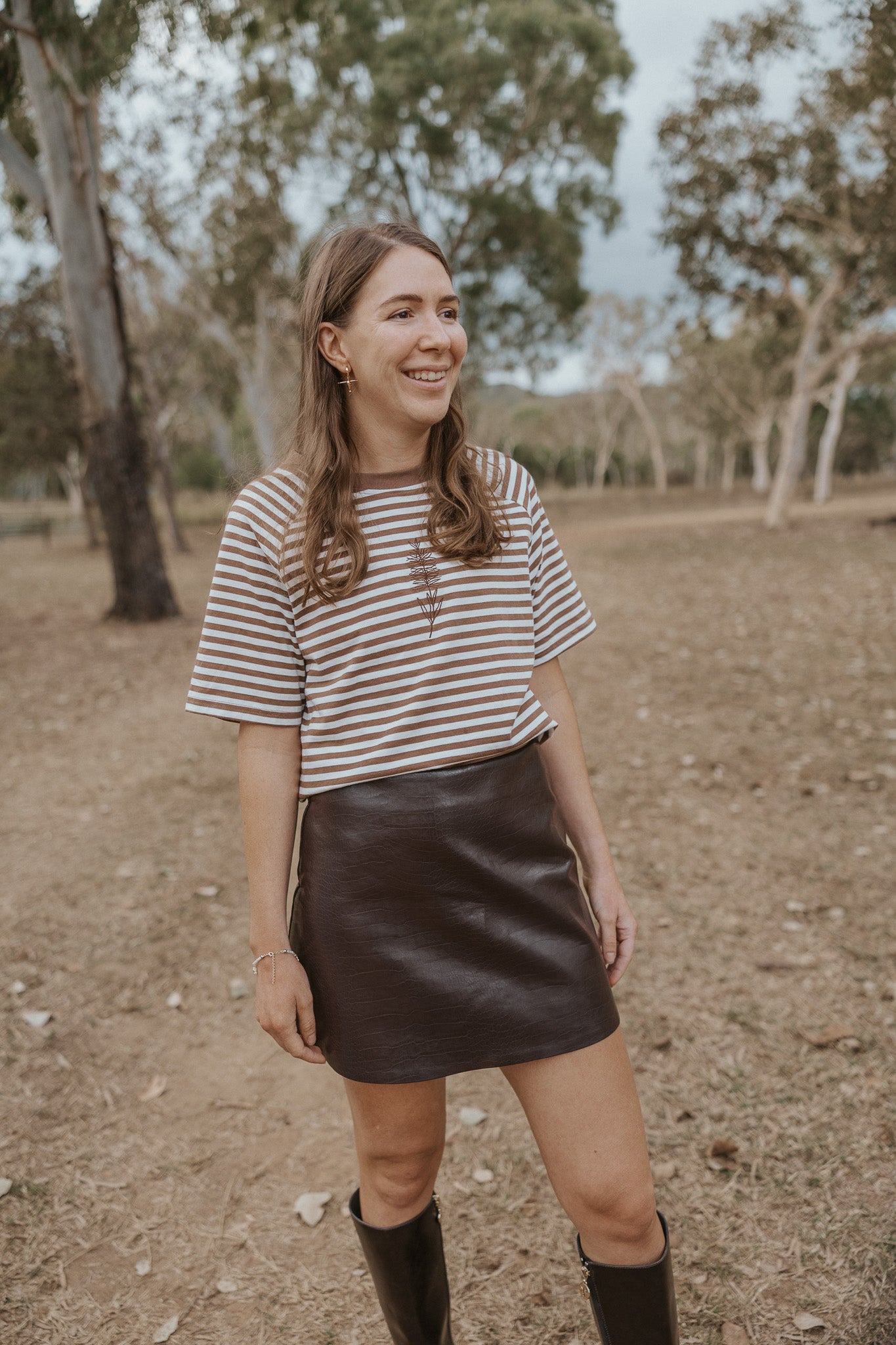 PRE-ORDER | The Heritage Breton Embroidered Breastfeeding Tee