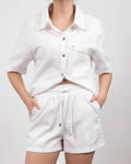 Country Denim Shorts | White